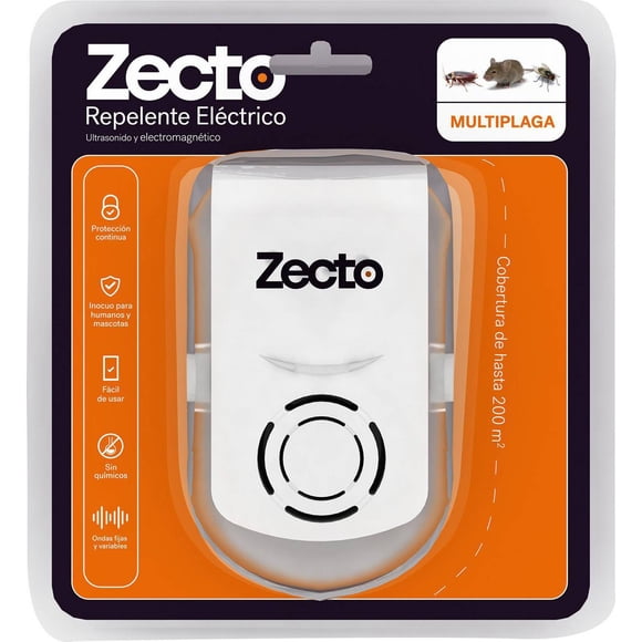 Repelente Multiacción Eléctrico Hasta 200mts2 - Zecto