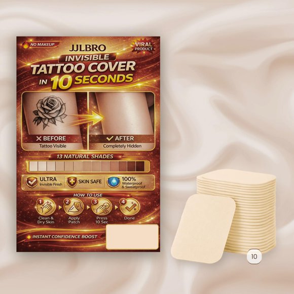 Cubierta para tatuaje JJLBRO 10 unidades impermeable tono piel