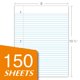 thumbnail image 2 of Relleno de Papel KAISA 21x26 cm Rayado Universitario - Pack de 3, 2 of 6