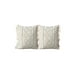 thumbnail image 1 of Pack De 2 Fundas De Cojin Estilo Bohemio 45x45 Cm Blanco 01, 1 of 4