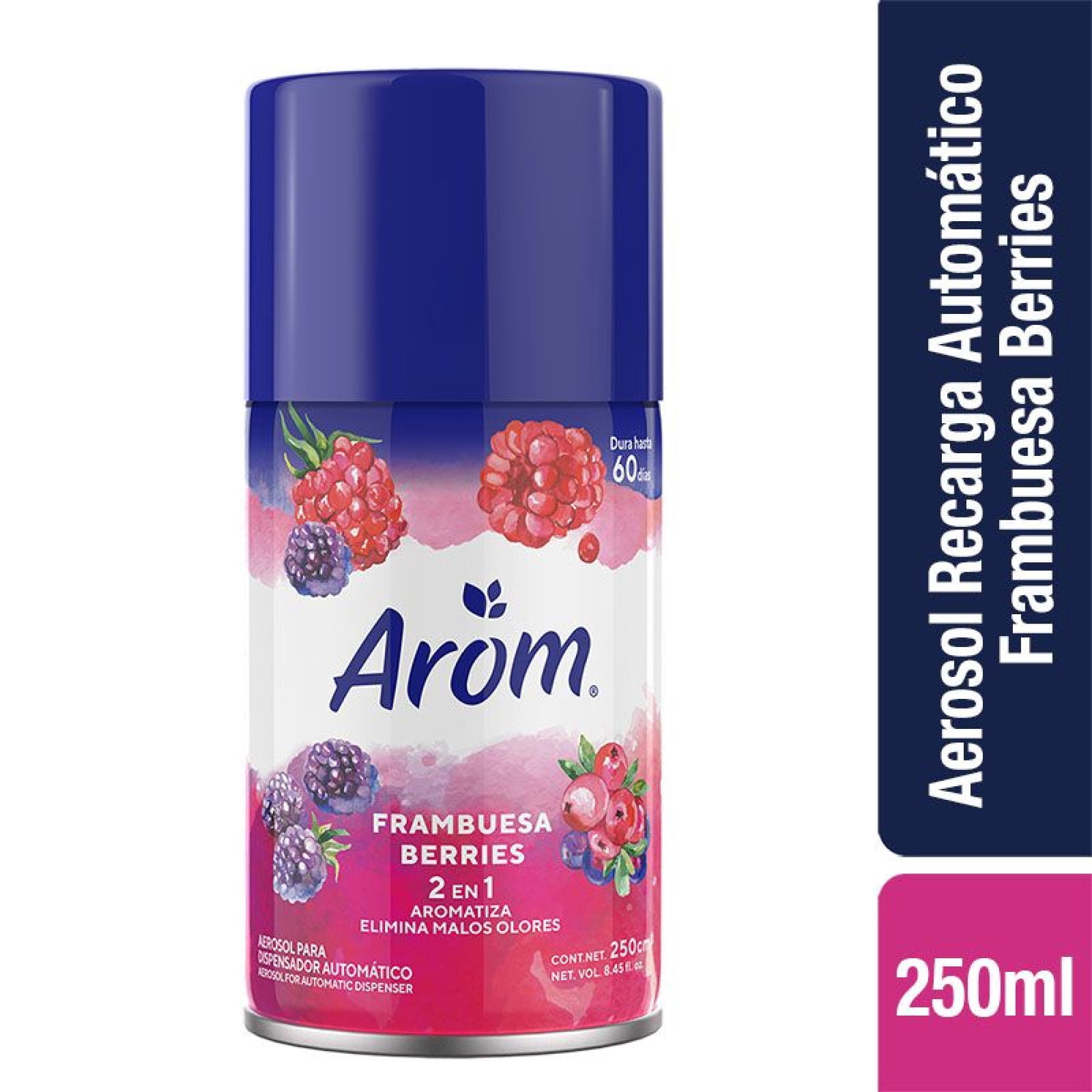 Desodorante Ambiental Repuesto Areosol Frambuesa Berries Lata 250 ml Arom