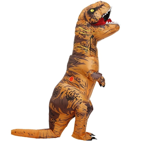 Disfraz inflable de dinosaurio T-Rex de Qshine para adultos