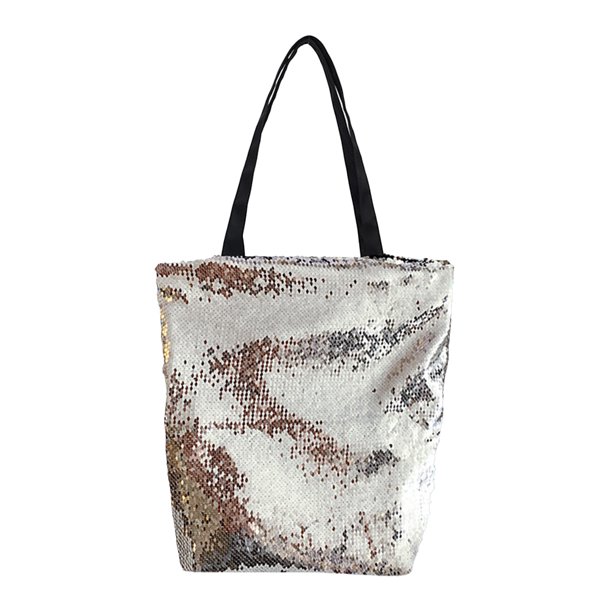 Bolso de mano con lentejuelas, bolso de mano de gran capacidad, bolso de compras de moda para mujer