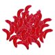 thumbnail image 1 of 100 Piezas / Set Pesca Suave Gusano Gusano Pan Insecto Gusanos Se?uelos Cebos Rojo, 1 of 5