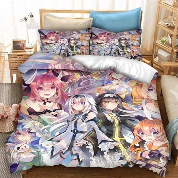 Date A Live Bedding Set Boys Girls Twin Queen King Size Duvet Cover Pillowcase Bed boys Teen AdultsBed Sheets