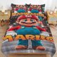 thumbnail image 1 of Super Mario Bed Duvet Cover Microfiber Bedding Sets 3D Printed Lightweight 3 Piece Comforter Sets for Kids Boys Girls, 1 of 5