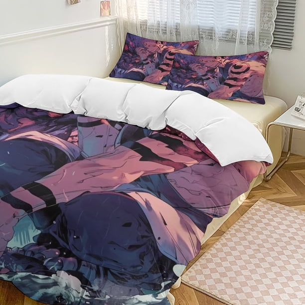 Jujutsu Kaisen Anime Home Bed 3-piece Set Classic Japanese Anime Polyester Wash Student Dormitory Set