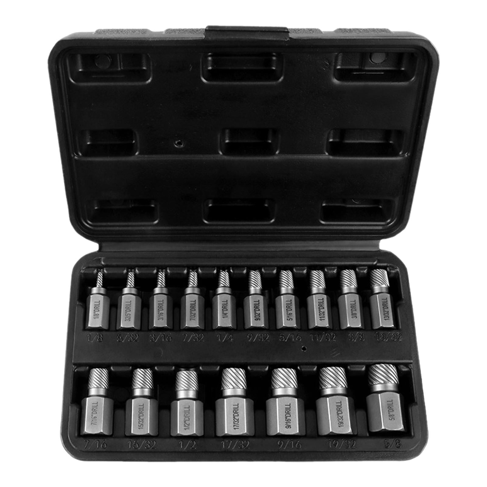 Magideal - Juegos De Extractores De Tornillos Dañados, Removedor De Pernos De Acero Redondeado, Vástago Hexagonal, Fácil Extracción, Juegos De Extractores De Per