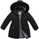 thumbnail image 3 of Abrigo impermeable de invierno para niña con capucha, 3 of 3