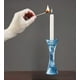 thumbnail image 2 of Portavelas Candelabro Cristal Vidrio Decoración 20cm Jhn, 2 of 3