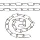 thumbnail image 1 of Cadena de Acero Inoxidable Pequeña de Uso Ligero para Varias Aplicaciones y Usos 0.5 Metro x 3mm 1, 1 of 6