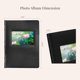 thumbnail image 5 of Álbum de fotos Old Town Pack de 2, negro, con ranuras 5×7 y 4×6, 5 of 7