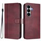 thumbnail image 1 of Funda Cartera para samsung galaxy A27 Protección 360° con Ranuras para Tarjetas y Soporte Rojo, 1 of 6