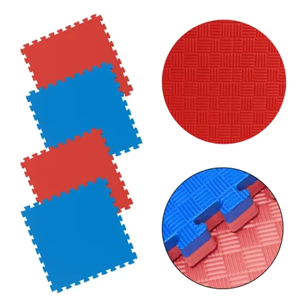 Pack x4 Tatami Piso Encastrable de Goma Eva 100x100x4cm Reversible