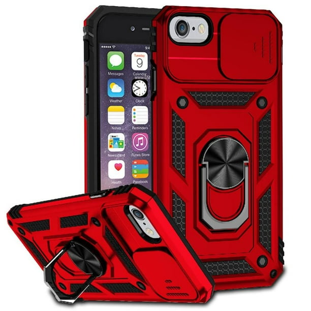 Estuche GANGXUN para iPhone 6, soporte giratorio 360°, estilo mecánico y magnético