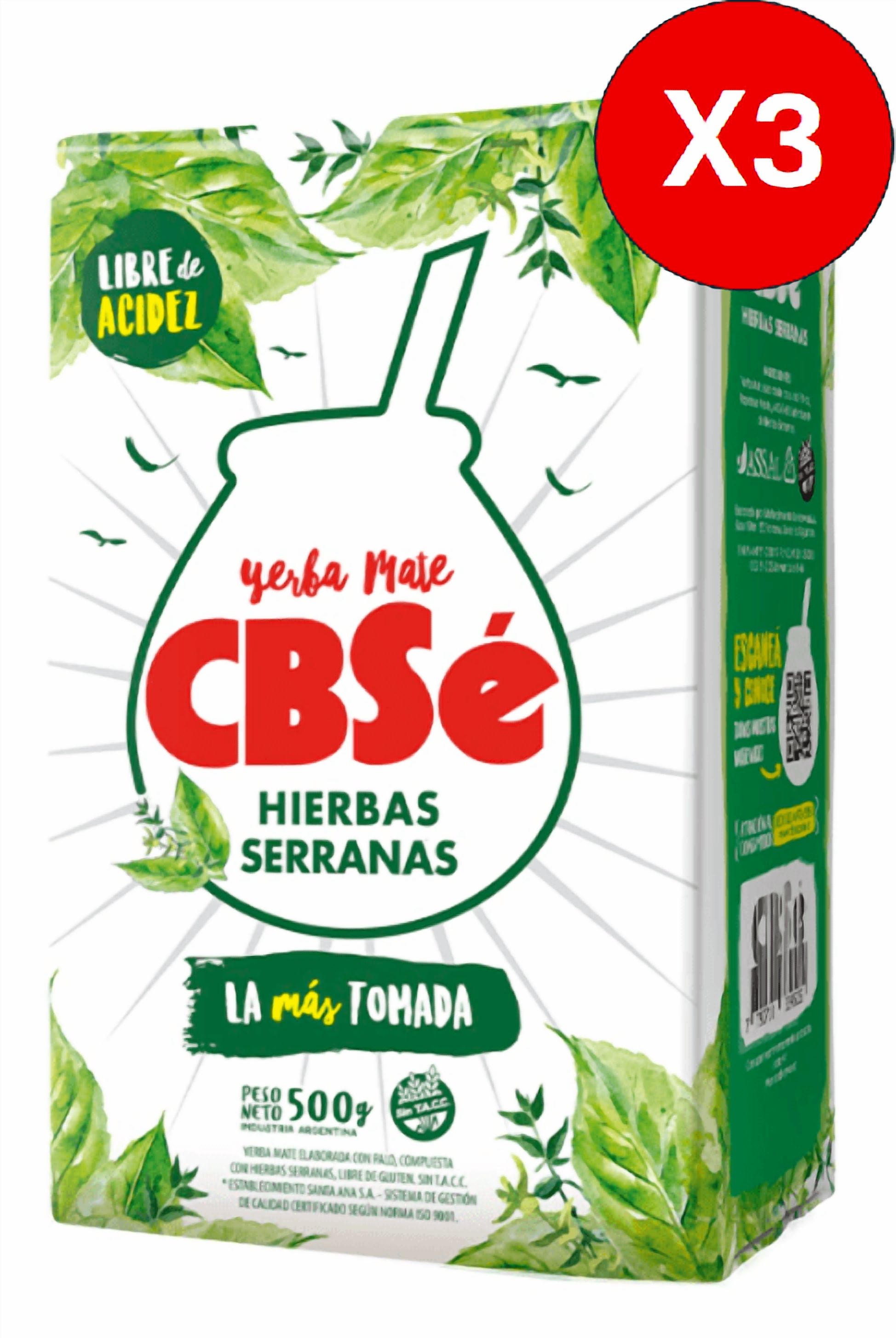 Cbse - Pack 3 Hierbas Serranas 500G C U