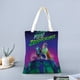 thumbnail image 2 of Night of the Zoopocalypse Bolso de tela con estampado de lienzo para mujer, bolsa de compras reutilizable y estética, con cremallera interior, regalo para mujer,40*40cm., 2 of 6