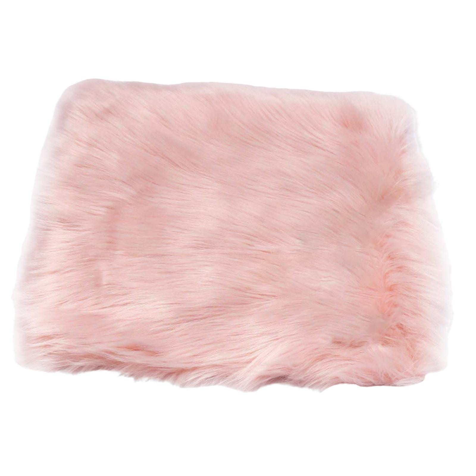 Magideal - Fondo De Uñas De Felpa, Alfombra, Cojín Cuadrado, Telón De Fondo De 15 Pulgadas, Accesorios S De Lujo Para Bolsos, Relojes, Zapatos, , Rosa Claro