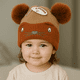 thumbnail image 2 of Gorro De Lana Infantil Diseño Raton Con Chiporro Y Pompones Bebe Unisex, 2 of 3
