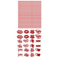 Bothyi - Pajitas De Papel De Día De San Valentín De San Valentín Pajas Para El Festival Familiar Carnaval