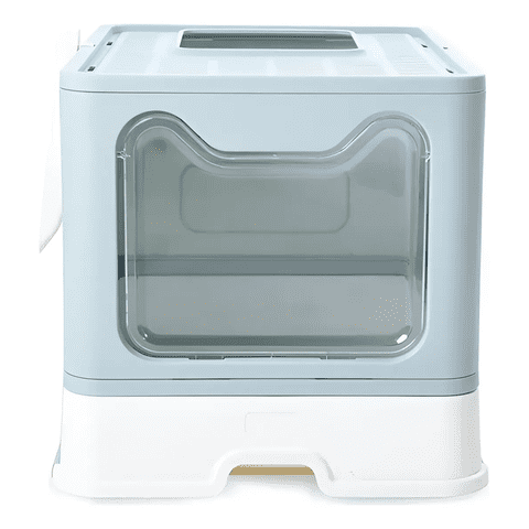 Genérico - Arenero Para Gatos Cerrado Mascotas Bandeja Sanitaria Xl Blanco