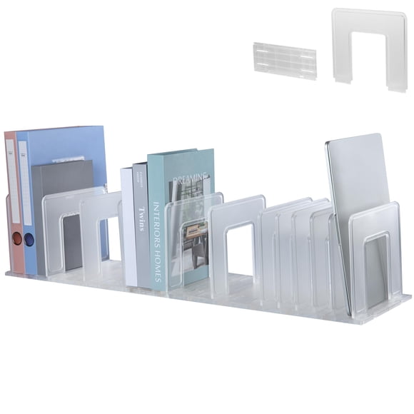 Organizador de Archivos LuluEasy Ajustable y Expandible de Plástico Translúcido Esmerilado