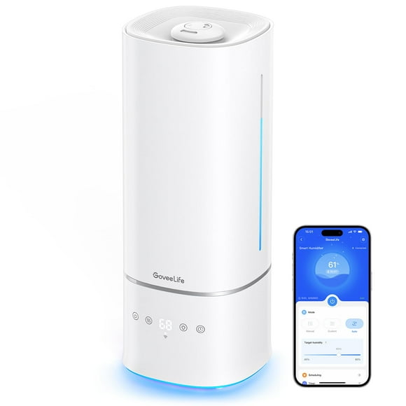 Humidificador GoveeLife H7142, 6 litros, relleno en la parte superior, para habitaciones grandes
