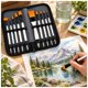 thumbnail image 3 of Set 12 Piezas 11 Pinceles Acrílico Óleo Acuarela Bolso - PS, 3 of 4