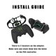 thumbnail image 3 of Paletas traseras EXknight para mando PS5 (Negro), 3 of 7