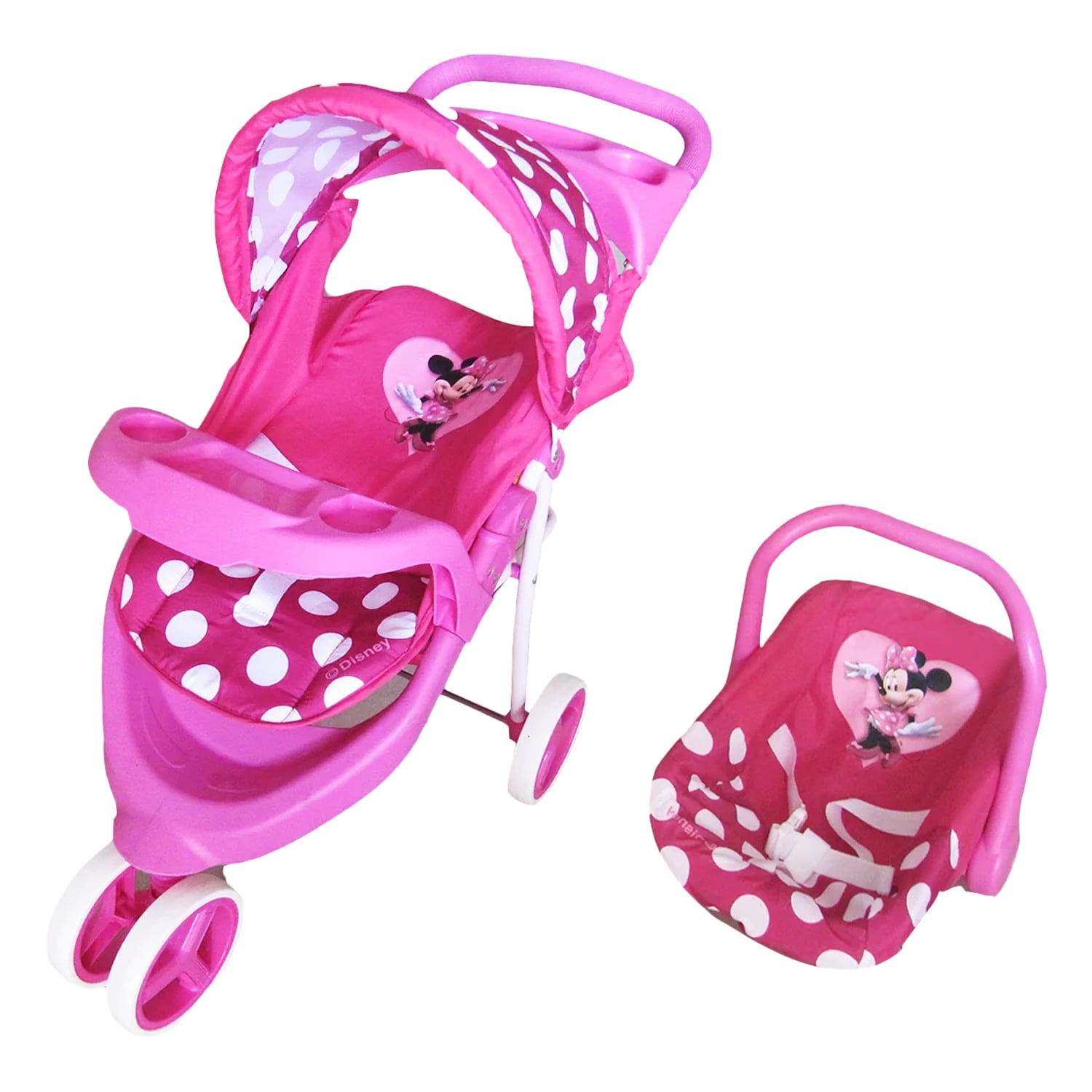 Coche Travel Jogger De Juguete Para Muñeca Minnie Disney