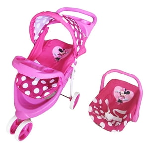 Coche Travel Jogger De Juguete Para Muñeca Minnie Disney