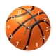 thumbnail image 3 of Reloj De Pared De Baloncesto, Sencillo Y Redondo, Para Comedor, Pasillo, Oficina, Color Naranja, 30 Cm, 3 of 5