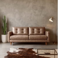 Latam Home - Sofa Napoles 3 C Cuero Kentucky Beige
