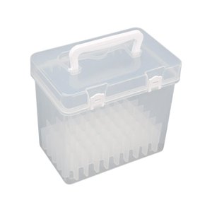 Bothyi - Caja De Almacenamiento De Rotuladores, Accesorios Vacíos, Artesanía Con Asa Para La Escuela, 60 Rejillas