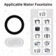 thumbnail image 2 of Paquete de 8+8 filtros de carbono y esponja para fuente de agua de gato Lawfery, 2 of 7