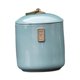 thumbnail image 3 of Tarro De Cerámica Para Almacenar Té, Contenedor De Alimentos Para Restaurantes, Té Suelto, Azul, 3 of 5