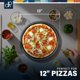 thumbnail image 2 of Bandeja para Pizza DecorRack 33 cm Antiadherente - Pack de 2, 2 of 9