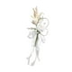 thumbnail image 3 of Arreglo De Flores De Banco De Pasillo Y Cintas Para Decoración De Ceremonia De Boda Blanco, 3 of 3