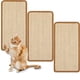 thumbnail image 1 of 3 paquetes gato alfombra de rascados, 15.7 x 11.8 pulgadas natural Sisal gato alfombra de rascados para gatos de interior, gatos horizontales rascador de pared alfombra de piso de gatito, pr, 1 of 3