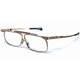 thumbnail image 2 of Gafas de lectura plegables Kanda Of Japan de metal marrón 3.25x, 2 of 4