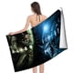 thumbnail image 4 of Alien Toalla de playa de secado rápido con diseño temático, regalo para mujeres y niñas, ideal para cumpleaños, fans, amantes de la música, uso en la playa o al aire libre, 78 × 150 cm, 4 of 6