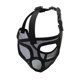 thumbnail image 2 of Mascarilla Ajustable Para Perros Y Mascotas, Mordida Antiladridos, Malla Para Masticar, Bozal Para La Boca, Aseo, Malla Completa, Negro M, 2 of 5