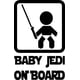thumbnail image 1 of Sticker Baby Jedi On Board A Bordo Auto Camioneta, 1 of 3