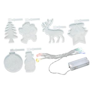 Magideal - Lámpara Colgante De Navidad De Resina Fundición Diy Adornos De De Cristal Colgante Alce Decoraciones De Navidad Para El