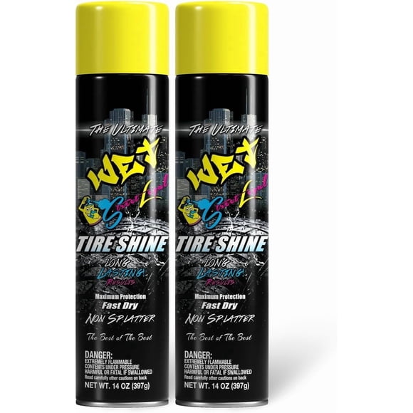 Brillo para llantas Wet Look Silicone 2 paquetes 397 g