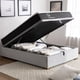 thumbnail image 1 of Cama Funcional Baul Full 1.35 Mt Colchon Comprimido New Top + 2 Almohadas Tela Gris, 1 of 8