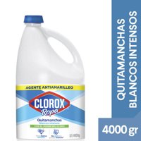 Quitamanchas Líquido Blancos Intensos Botella 4 L Clorox