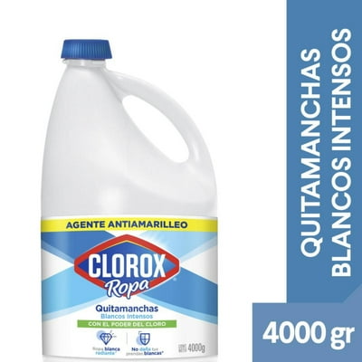 Quitamanchas Líquido Blancos Intensos Botella 4 L Clorox