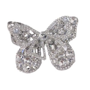 Bothyi - Decoración De Zapatos Con Diamantes De Imitación Colgante Para Zapatos Brillante Para Ropa Vestido De Zapatos De Boda 8,3 Cm X 6 Cm