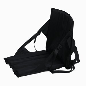 Ioensy - Asiento De Kayak Silla De Piso Duradera Con Respaldo Para Pesca Barco Rafting Deportes Negro